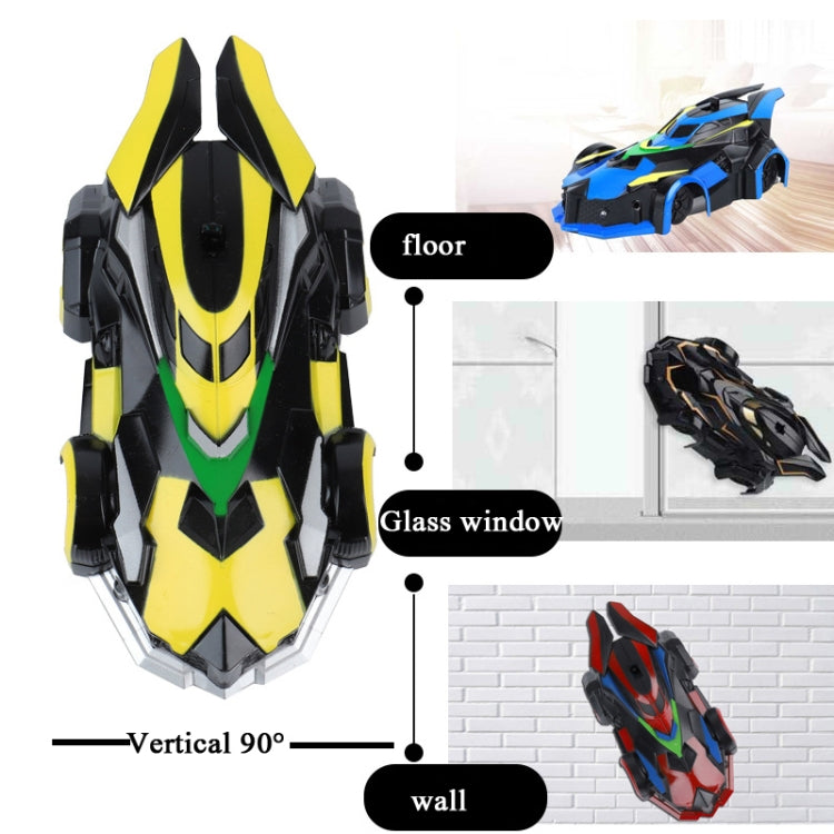 MX-08 1:24 Remote Controlling Wall Climbing Stunt Car Charging Children Drift Toy Car(Yellow) - RC Cars by buy2fix | Online Shopping UK | buy2fix