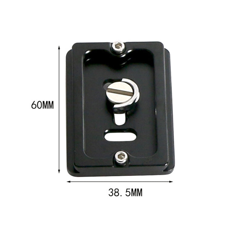 QR60 60mm Aluminum Alloy Quick Release Plate Clamp Base - Camera Accessories by buy2fix | Online Shopping UK | buy2fix