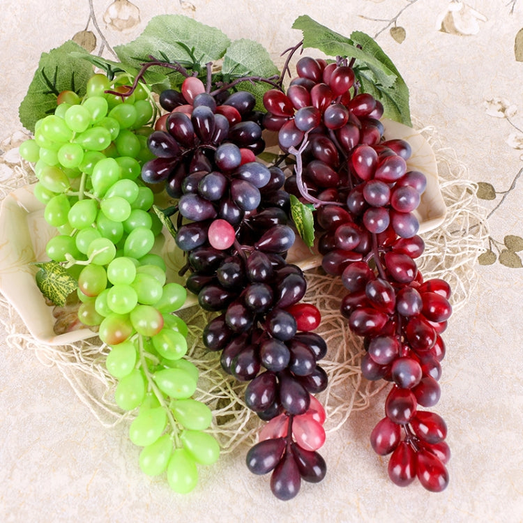 2 Bunches 85 Grain Agate Grapes Simulation Fruit Simulation Grapes PVC with Cream Grape Shoot Props - Camera Accessories by buy2fix | Online Shopping UK | buy2fix