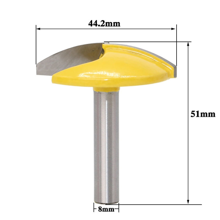 8-Handle Thin Flat-Bottomed Cutter Woodworking Milling Cutter - Others by buy2fix | Online Shopping UK | buy2fix