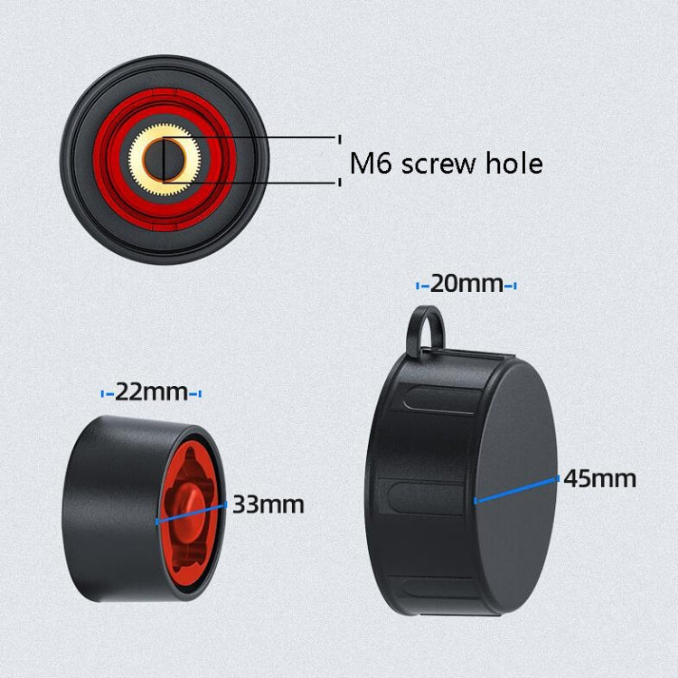 Bike Bracket Anti-Theft Fittings M6 Five-Star Anti-Theft Nut - Outdoor & Sports by buy2fix | Online Shopping UK | buy2fix