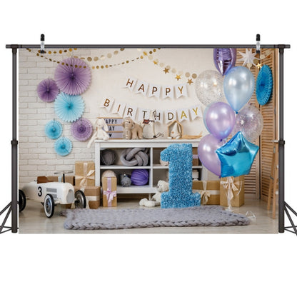 2.1m x 1.5m One Year Old Birthday Photography Background Cloth Birthday Party Decoration Photo Background(523) - Camera Accessories by buy2fix | Online Shopping UK | buy2fix