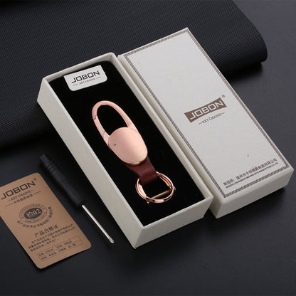 JOBON ZB-167A Horseshoe Car Keychain Men Metal Waist Hanging Keychain(Black) - Key Rings by JOBON | Online Shopping UK | buy2fix