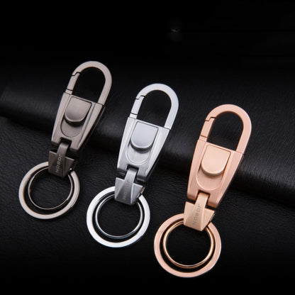 JOBON ZB-071 Men Waist Hang Keychain Simple Car Key Chain Pendant Keychain(Black) - Key Rings by JOBON | Online Shopping UK | buy2fix