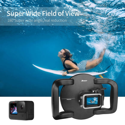 SHOOT XTGP559 Dome Port Underwater Diving Camera Lens Transparent Cover Housing Case For GoPro HERO10 Black / HERO9 Black - Lens Transparent Cover by SHOOT | Online Shopping UK | buy2fix