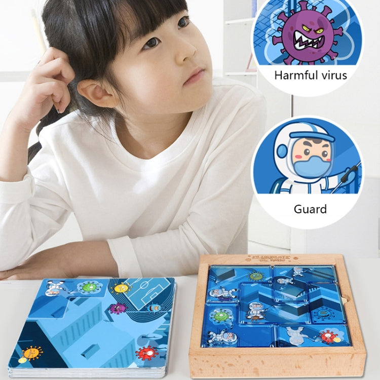 Children Puzzle Eliminate Virus Jigsaw Toy(QFL) - Puzzle Toys by buy2fix | Online Shopping UK | buy2fix