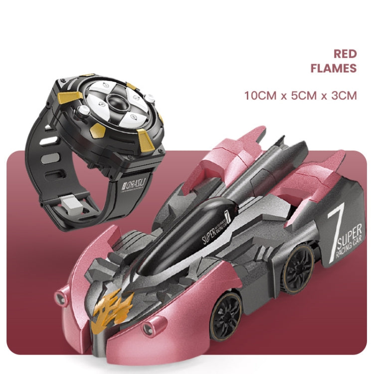 Remote Control Wall Climbing Car Mini Electric Remote Control Car Children Toy(Red Flame Watch RC Edition) - RC Cars by buy2fix | Online Shopping UK | buy2fix