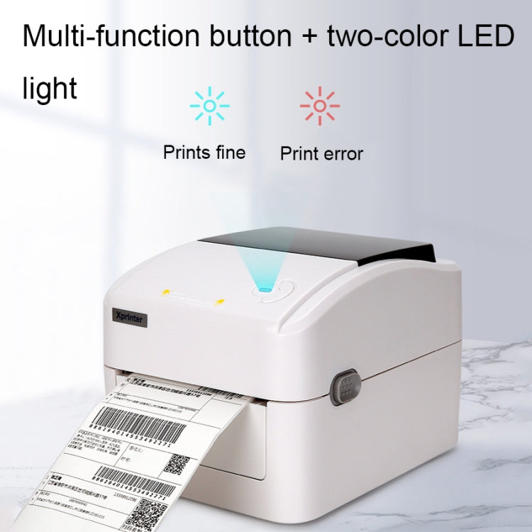 Xprinter XP-420B 108mm Express Order Printer Thermal Label Printer, Style:USB+WIFI(UK Plug) - Printer by Xprinter | Online Shopping UK | buy2fix