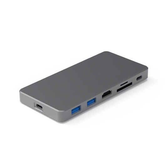 Blueendless Mobile Hard Disk Box Dock Type-C To HDMI USB3.1 Solid State Drive, Style: 7-in-1 (Support M.2 NVME) - HDD Enclosure by Blueendless | Online Shopping UK | buy2fix
