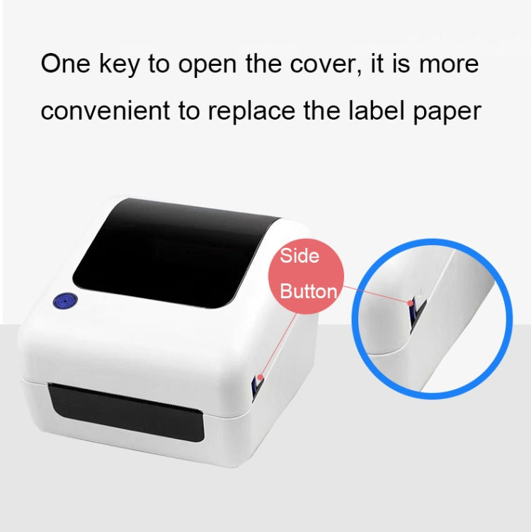 100mm Express Order Printer Thermal Self-adhesive Label Printing Machine, Style:IP486(AU Plug) - Consumer Electronics by buy2fix | Online Shopping UK | buy2fix