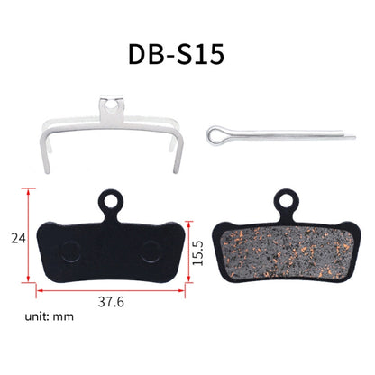 3 Pairs Mountain Bike Semi-Metallic Brake Pads M355 Oil Disc BB5 Resin Disc Brakes, Bagged(DB-S15) - Outdoor & Sports by buy2fix | Online Shopping UK | buy2fix