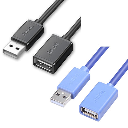 3 PCS Jasoz USB Male to Female Oxygen-Free Copper Core Extension Data Cable, Colour: Dark Blue 1.5m - USB Cable by buy2fix | Online Shopping UK | buy2fix