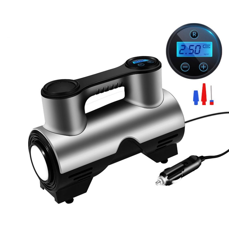Car Inflatable Pump Portable Small Automotive Tire Refiner Pump, Style: Wired Digital Display With Lamp - In Car by buy2fix | Online Shopping UK | buy2fix