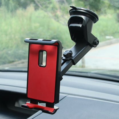 2 PCS Car Mobile Phone Tablet Suction Cup Holder(Red) - In Car by buy2fix | Online Shopping UK | buy2fix