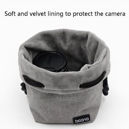 Benna Waterproof SLR Camera Lens Bag  Lens Protective Cover Pouch Bag, Color: Square Medium(Gray) - Camera Accessories by Benna | Online Shopping UK | buy2fix