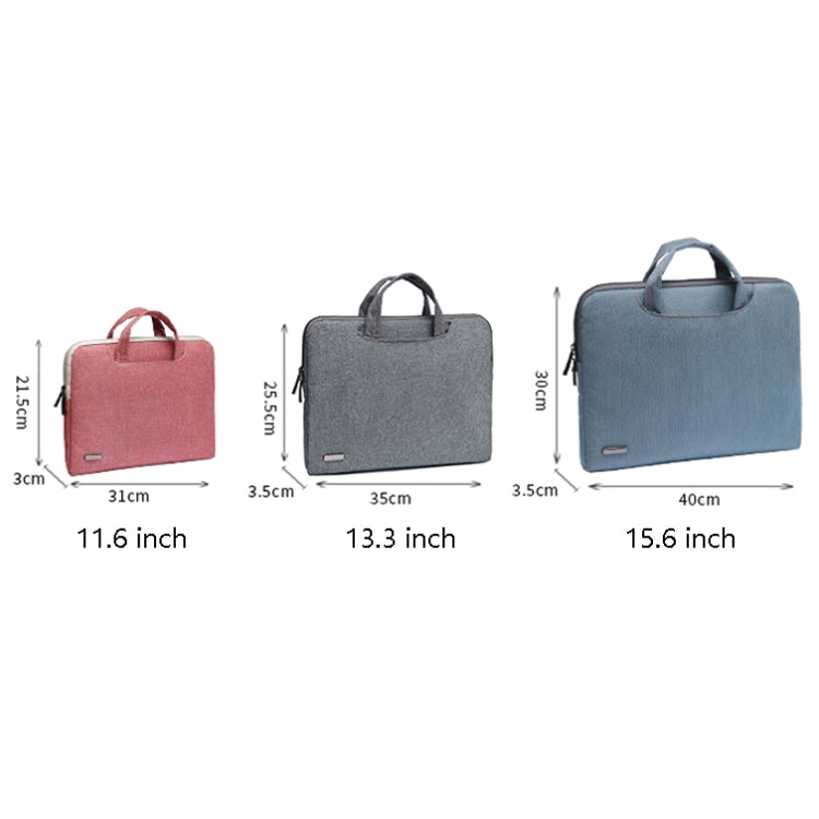 LiSEN LS-116 Simple Laptop Bag Business Laptop Liner Bag, Size: 13.3 inch(Canvas Colorful Leaves Black) - 13.3 inch by LiSEN | Online Shopping UK | buy2fix