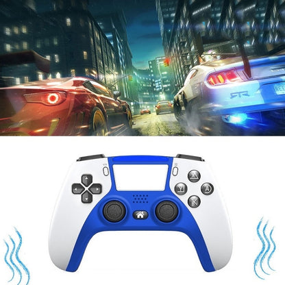 Bluetooth Wireless Six-Axis Programmable Dual-Vibration Gamepad For PS4(Red) - Gamepads by buy2fix | Online Shopping UK | buy2fix