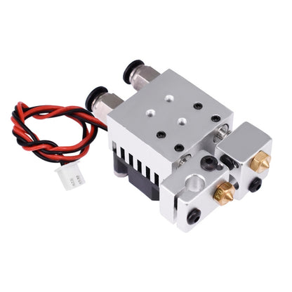 3D Printer Parts E3D V6 Back Screw With Cooling Fan Double-Head Mixed Color Extruded Aluminum Block Kit - Consumer Electronics by buy2fix | Online Shopping UK | buy2fix