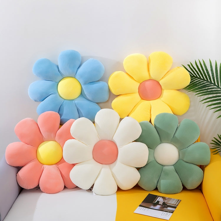 Small Daisy Flower Soft Elastic Cushion Pillow 37cm(Yellow) - Home & Garden by buy2fix | Online Shopping UK | buy2fix