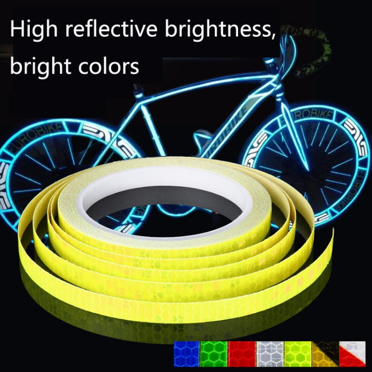 5 Rolls Bicycle Mountain Bike Motorcycle Sticker Car Contour Reflective Sticker Night Riding Reflective Sticker, Size: 2 x 800cm(Red White) - Decorative Accessories by buy2fix | Online Shopping UK | buy2fix