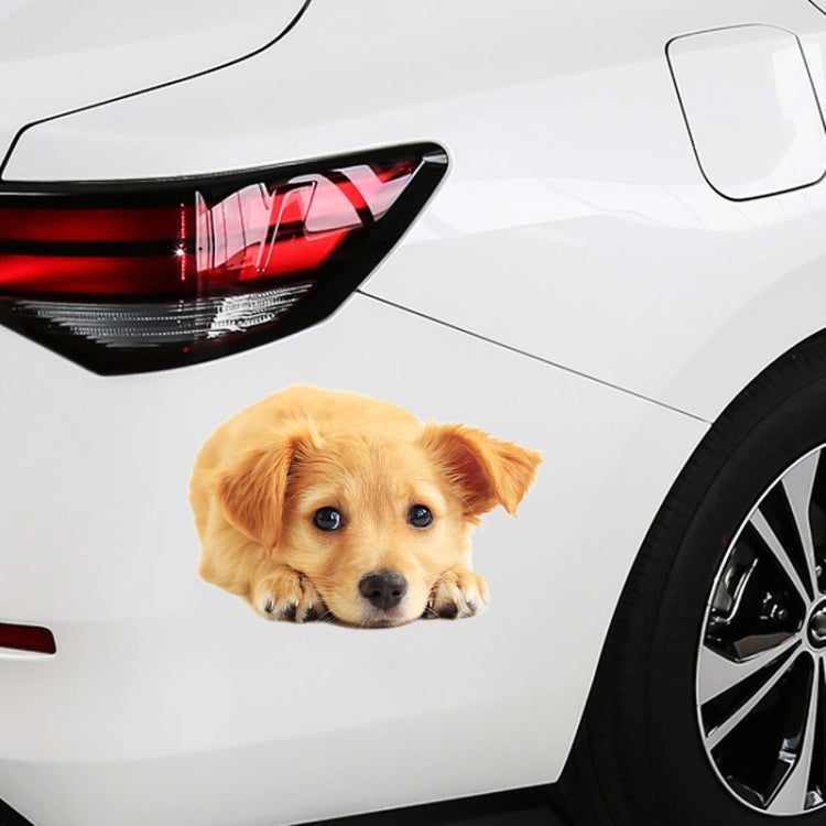 Style 2 Large 3D Simulation Dog Car Stickers Rain-Proof Sunscreen Car Sticker Scratch Shaving Decoration Stickers - In Car by buy2fix | Online Shopping UK | buy2fix