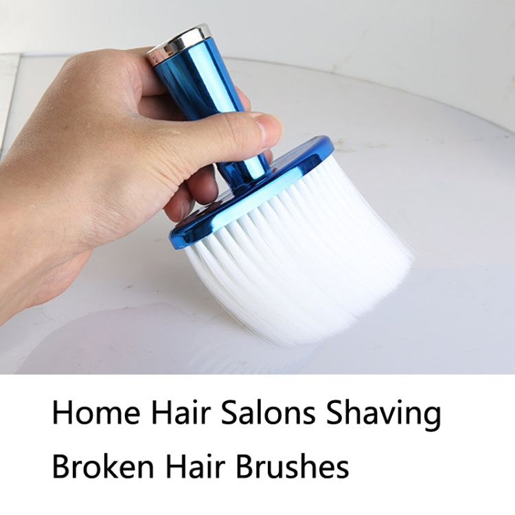 P6424 Hairdresser Sweeping Hair Brushes Hairdressing Nylon Soft Cleaning Brushes Home Hair Salons Shaving Broken Hair Brushes(Gold) - Hair Trimmer by buy2fix | Online Shopping UK | buy2fix
