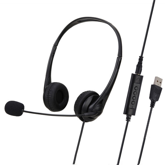 SOYTO SY490 Teaching Office Network Class Student Education Computer Headset, Style: Double Ear Black Separation USB -  by SOYTO | Online Shopping UK | buy2fix