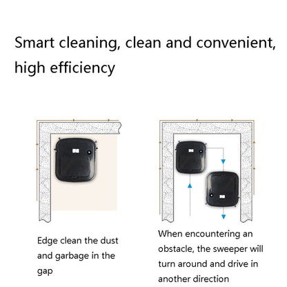 3 in 1 Smart USB Charging Sweeping Machine, Specification: Cool Black - Consumer Electronics by buy2fix | Online Shopping UK | buy2fix