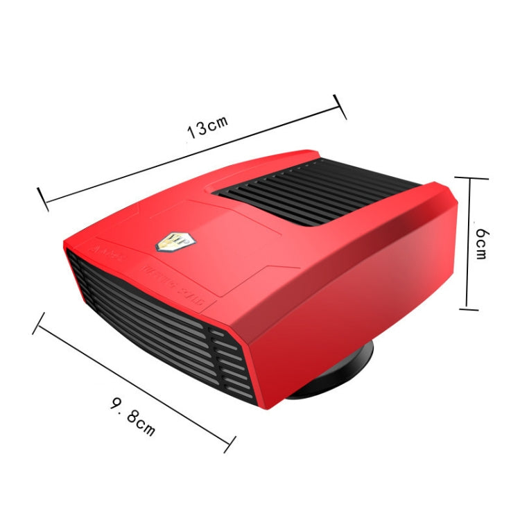 8265 Vehicle-Mounted Cooling And Heating Fan Defogger(24V Black) - Heating & Fans by buy2fix | Online Shopping UK | buy2fix