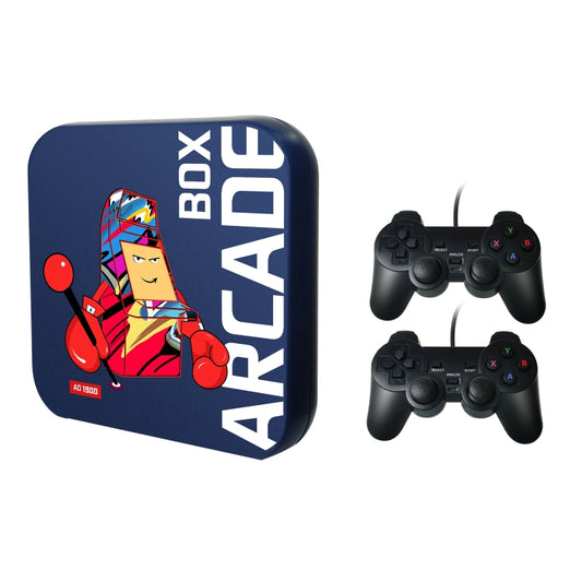 Arcade Box 128G Wired Video Game Machine Box 4K HD Display For PS1/PSP/N64/DC, UK Plug - Pocket Console by buy2fix | Online Shopping UK | buy2fix