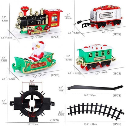 Electric Christmas Train Tree Decoration Rail Car Model(238-9) - Model Toys by buy2fix | Online Shopping UK | buy2fix