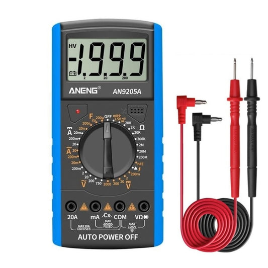 ANENG Automatic High-Precision Intelligent Digital Multimeter, Specification: AN9205A(Blue) - Consumer Electronics by ANENG | Online Shopping UK | buy2fix