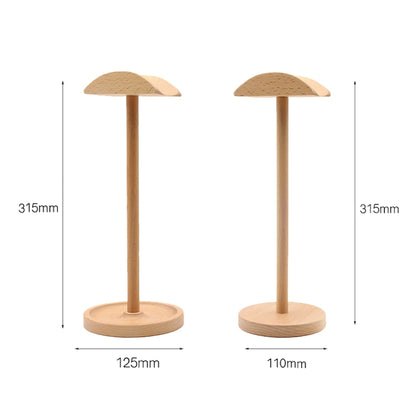 AM-EJZJ001 Desktop Solid Wood Headset Display Stand, Style: C - Apple Accessories by buy2fix | Online Shopping UK | buy2fix