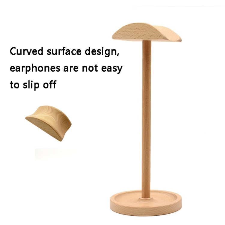 AM-EJZJ001 Desktop Solid Wood Headset Display Stand, Style: F - Apple Accessories by buy2fix | Online Shopping UK | buy2fix