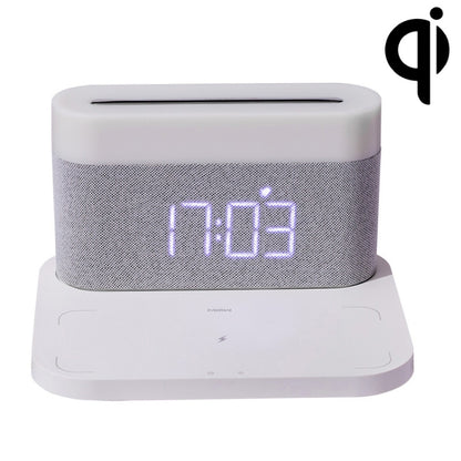 S26 3 in 1 Mobile Phone Wireless Charger with Clock & Night Light(White) - Apple Accessories by buy2fix | Online Shopping UK | buy2fix