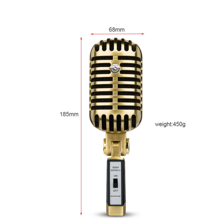 Vintage Style Stage Dynamic Microphone(GAM-FG02) - Consumer Electronics by buy2fix | Online Shopping UK | buy2fix
