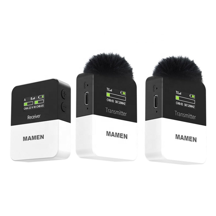 MAMEN KT-W1 Live Single-Reverse Camera Microphone, Specification: 2 in 1 - Camera Microphone by MAMEN | Online Shopping UK | buy2fix