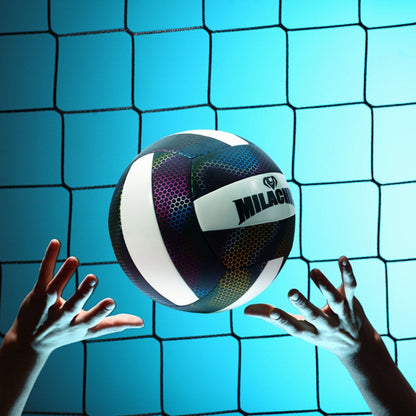 MILACHIC Fluorescent Volleyball No.5 PU Machine Stitched Volleyball(6932 Honeycomb) - Balls by MILACHIC | Online Shopping UK | buy2fix