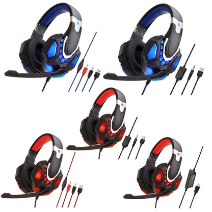 Soyto G10 Gaming Computer Headset For PC (Black Red) - Multimedia Headset by Soyto | Online Shopping UK | buy2fix