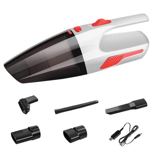 CS1016 120W Cordless Dry Wet Car Handheld Vacuum Cleaner With Light(White) - In Car by buy2fix | Online Shopping UK | buy2fix