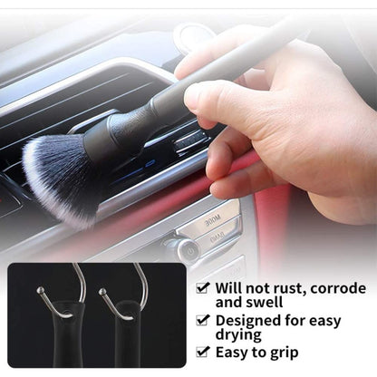 Car Air Conditioner Outlet Brush Interior Cleaning Soft Brush, Specification: Small+Large(Black) - In Car by buy2fix | Online Shopping UK | buy2fix