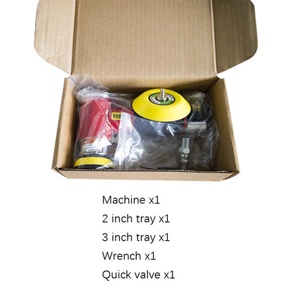 Pneumatic Polishing Machine Sandpaper Machine Car Waxing Machine(Black With 2 inch 3 inch Pallet) - In Car by buy2fix | Online Shopping UK | buy2fix