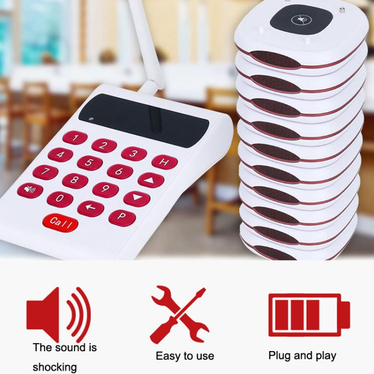 QC03 Wireless Meal Picker Restaurant Vibrating Bell Caller - Alarm System by buy2fix | Online Shopping UK | buy2fix