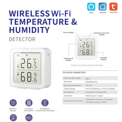 TY-191 Wireless Smart Digital Home Thermometer - Home & Garden by buy2fix | Online Shopping UK | buy2fix