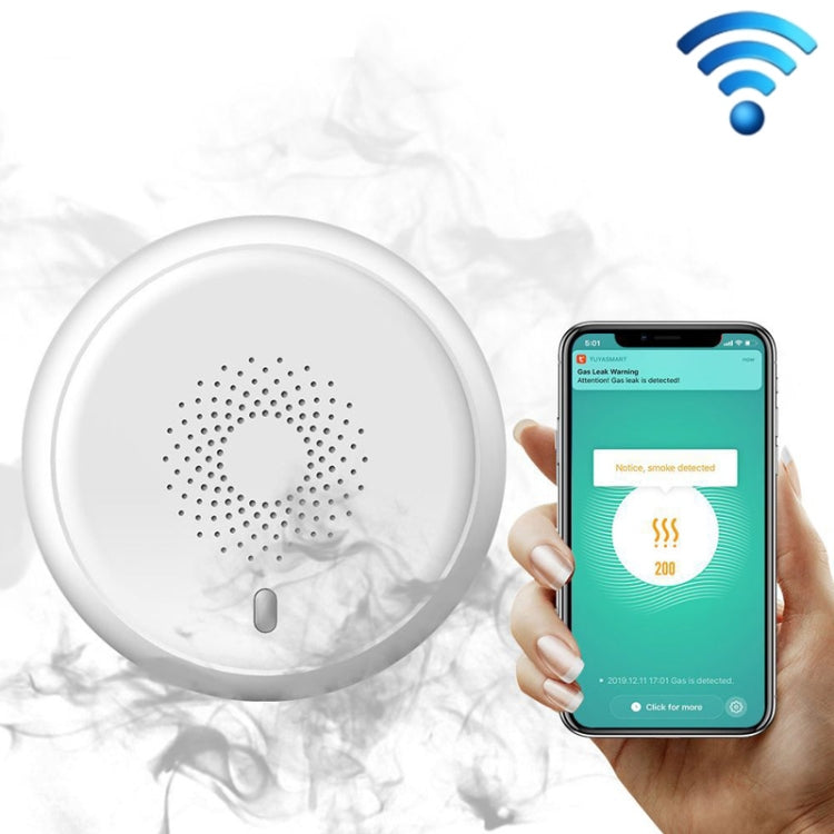 ZB-SMK-1 Smart Wireless Smoke Detector - Security by buy2fix | Online Shopping UK | buy2fix