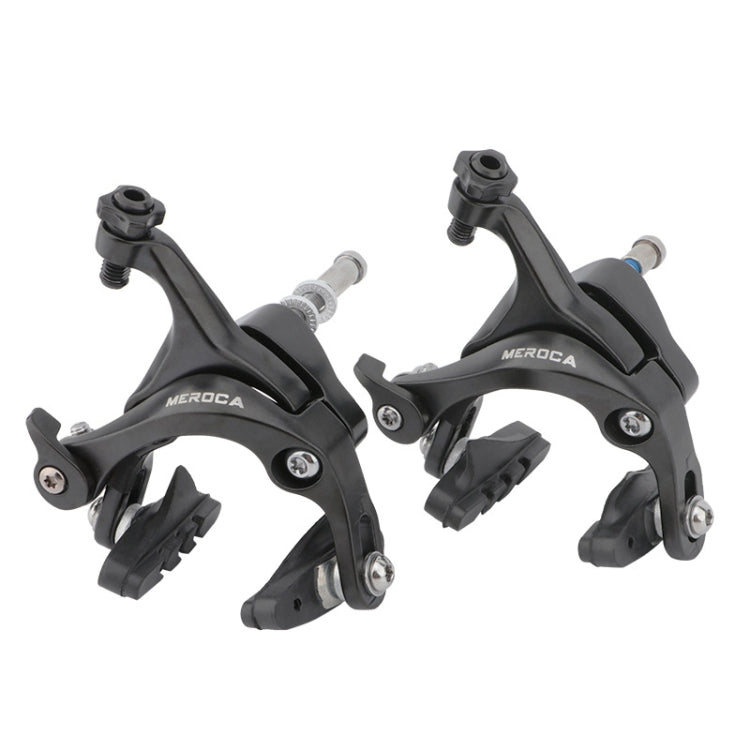 Meroca Bicycle Aluminum Alloy C Brake, Color: Black Front+Rear - Bicycle Brake Parts by MEROCA | Online Shopping UK | buy2fix