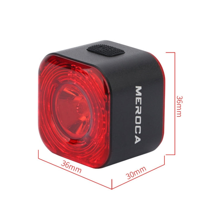 MEROCA XC02 Smart Light-Sensitive Brake Induction Taillight(Pipe Mounting) - Taillights by MEROCA | Online Shopping UK | buy2fix