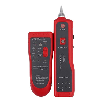 Wire Tracker Network Cable Detector RJ45 RJ11 Tester for Telephone Lines and LAN Cables - Lan Cable and Tools by buy2fix | Online Shopping UK | buy2fix