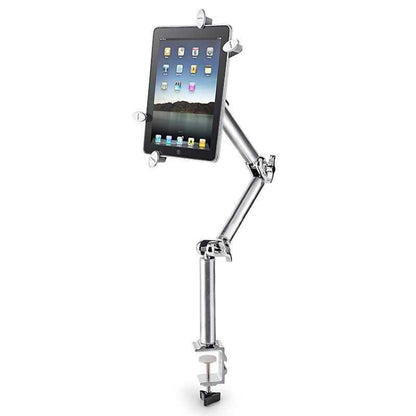 TB-03 Aluminum Alloy Tablet PC Stand Lazy Bedside Desktop Folding Camera Microphone Stand(Silver) - Lazy Bracket by buy2fix | Online Shopping UK | buy2fix