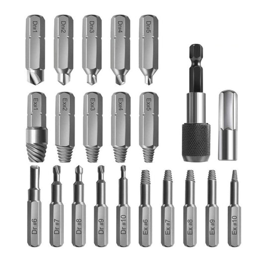 22 PCS / Set Screw Takeout High-Speed Steel Anti-Tooth Refrigerant Removal Tool(White Box Rolling Pole) - Screws by buy2fix | Online Shopping UK | buy2fix